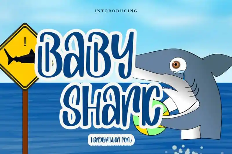 Baby Shark Display Font