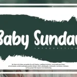 Baby Sunday Display Font
