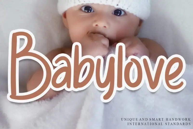 Babylove Display Font