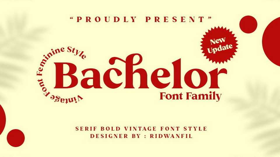 Bachelor Font › Fontesk