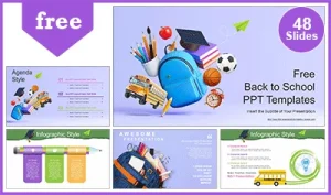 Back to School Journey PowerPoint Templates
