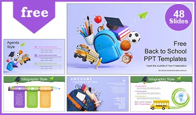 Back to School Journey PowerPoint Templates