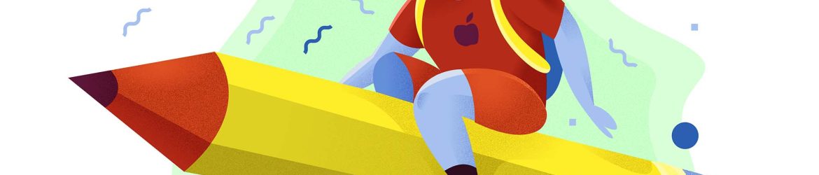 Back to School Vector Illustration (Ai)