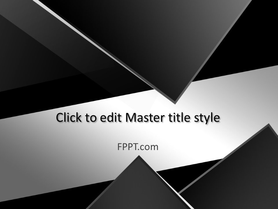 Background Black PowerPoint Template