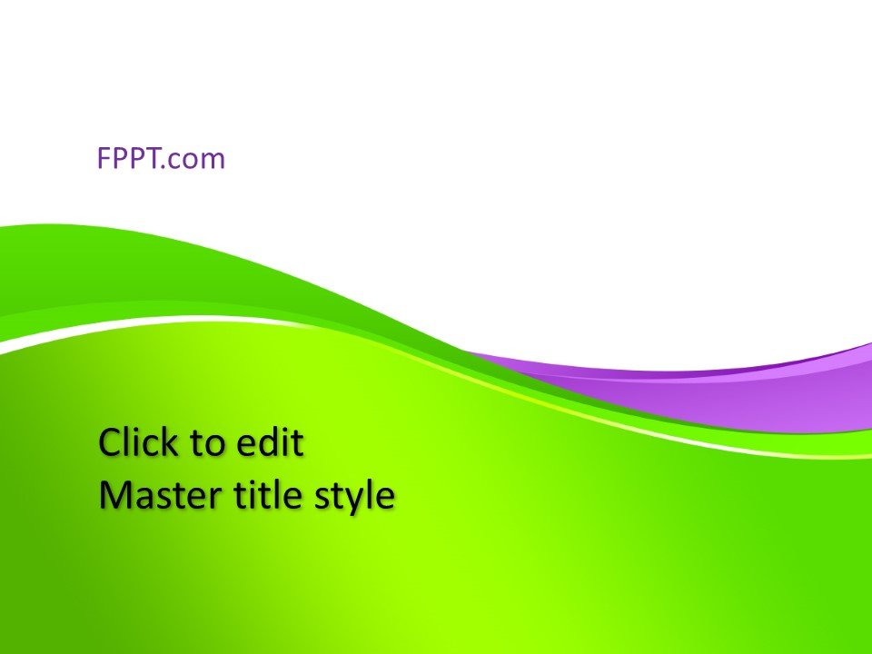 Background Green PowerPoint Template