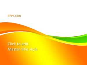 Background Orange PowerPoint Template