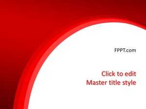 Background Red PowerPoint Template