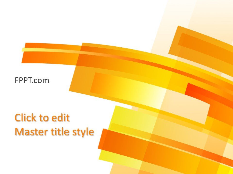 Background Yellow PowerPoint Template