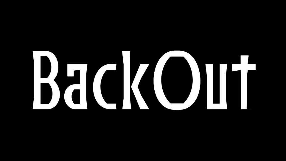 BackOut Font › Fontesk
