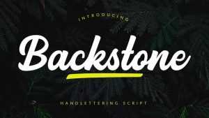 Backstone Font › Fontesk
