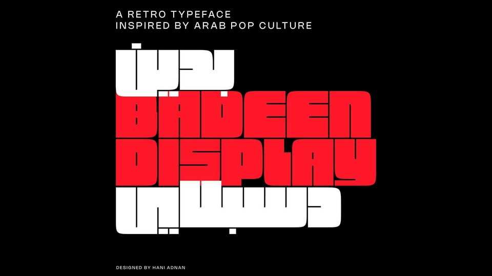 Badeen Display Font › Fontesk