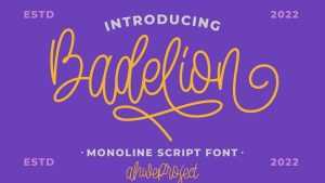 Badelion Font › Fontesk