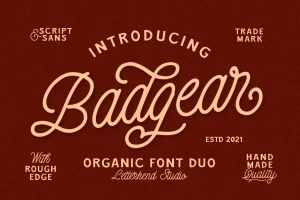 Badgear Font