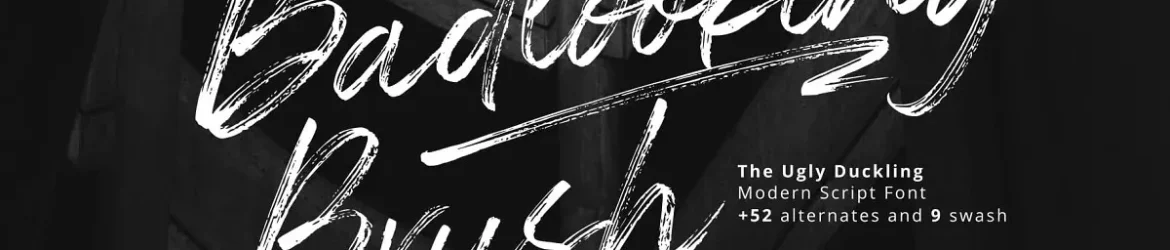 Badlooking Brush Font