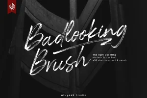 Badlooking Brush Font