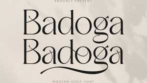 Badoga Font › Fontesk