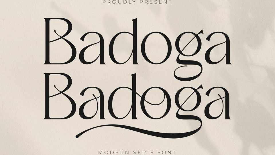 Badoga Font › Fontesk