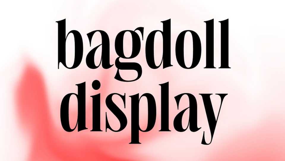 Bagdoll Display Font › Fontesk