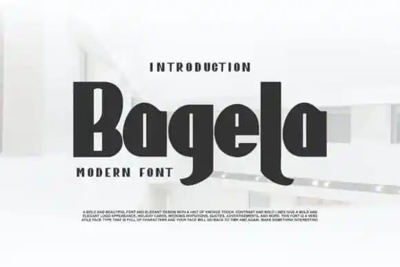 Bagela Sans Serif Font