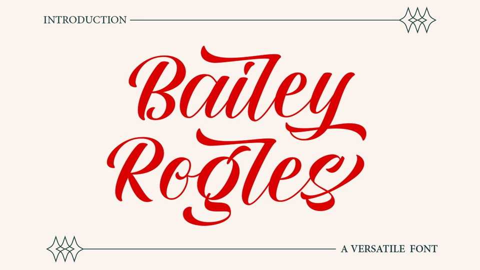 Bailey Rogles Font › Fontesk