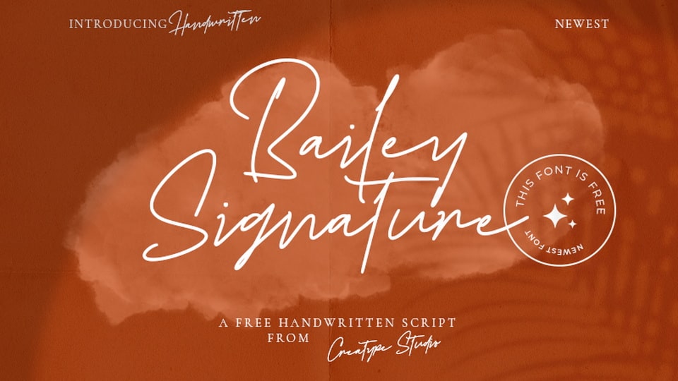 Bailey Signature Font › Fontesk