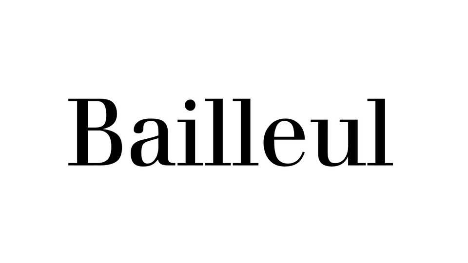 Bailleul Roman Font › Fontesk