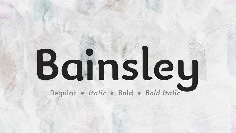 Bainsley Font Family › Fontesk
