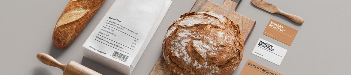 Bakery branding mockup