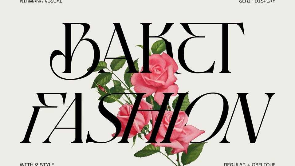 Baket Fashion Font › Fontesk