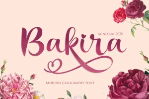Bakira - Modern Calligraphy Font
