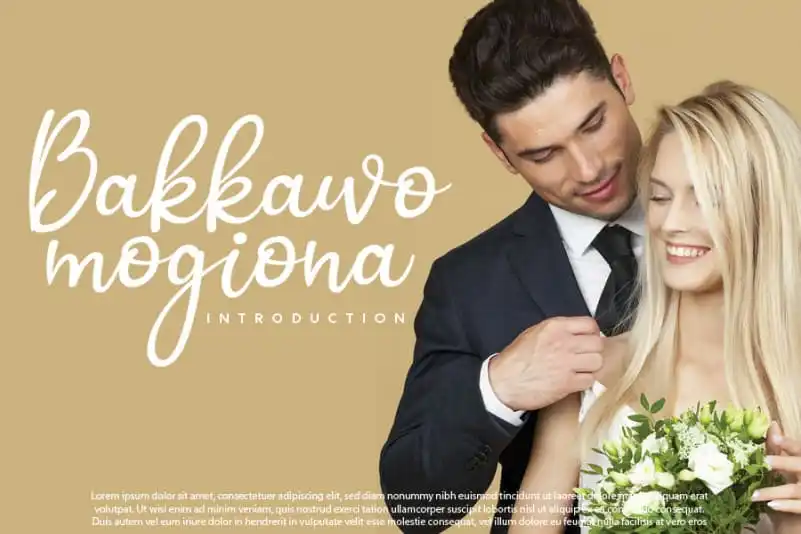 Bakkawo Calligraphy Font