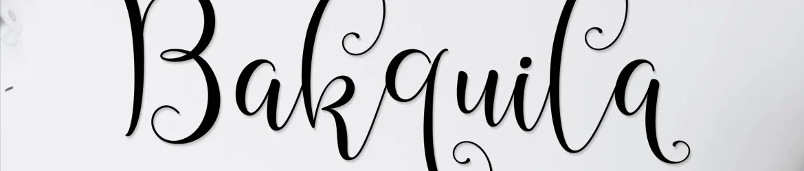 Bakquila Script Font