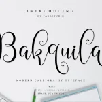 Bakquila Script Font