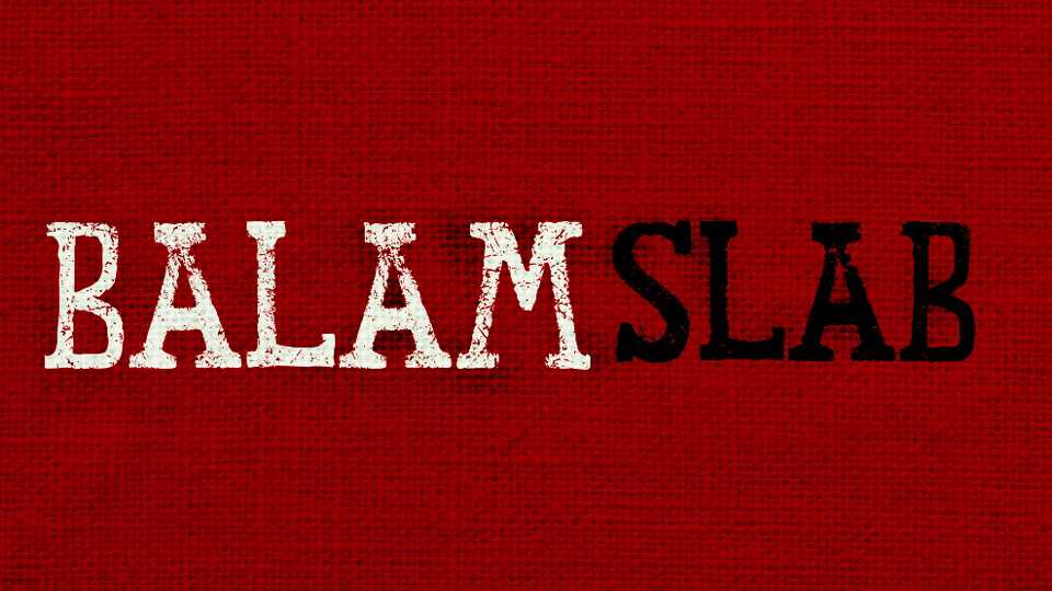 Balam Slab Font › Fontesk