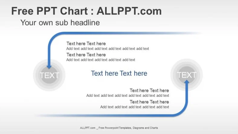 Balanced Arrow PPT Diagram