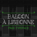 Balcon a Lisbonne Font - Fonte Grátis Balcon a Lisbonne Font