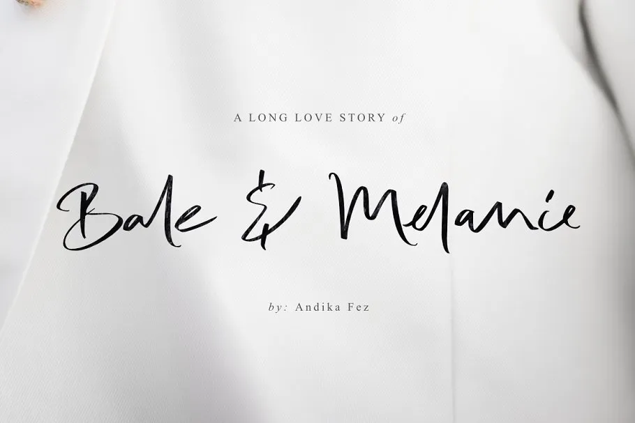 Bale & Melanie Script Font