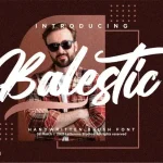 Balestic Brush Font