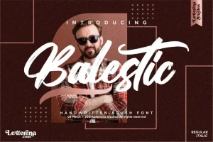 Balestic Brush Font