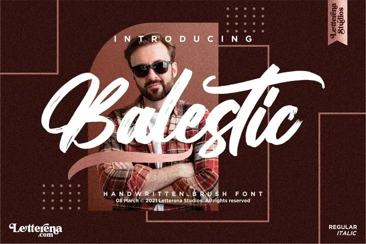 Balestic Brush Font