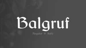 Balgruf Font › Fontesk