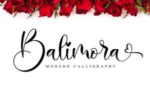 Balimora Script Font › Fontesk