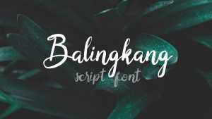 Balingkang Font › Fontesk