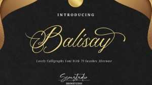 Balisay Font › Fontesk