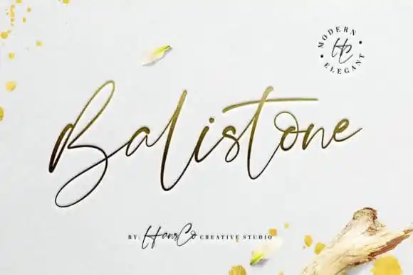Balistone Handwritten Font