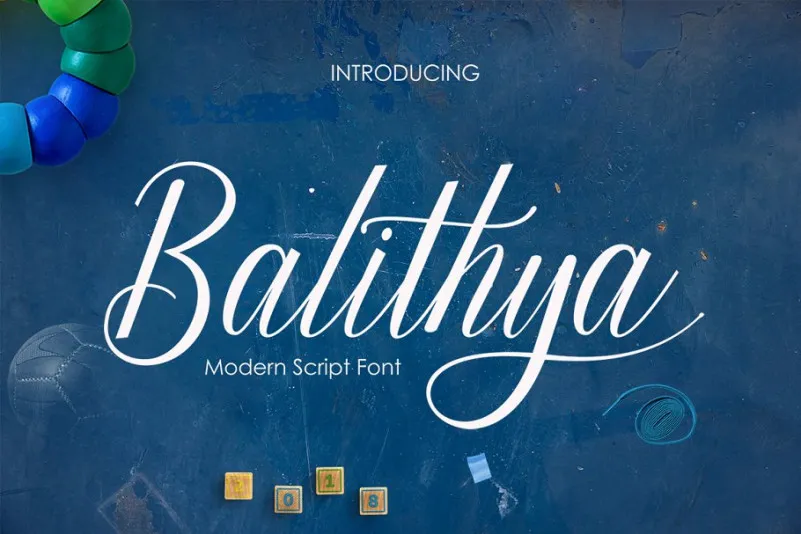 Balithya Calligraphy Font