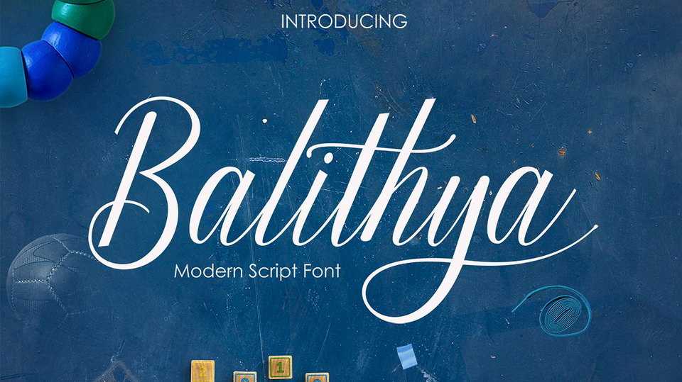Balithya Script Font › Fontesk