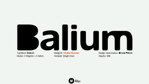 Balium Font › Fontesk