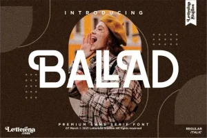 Ballad Sans Serif Font
