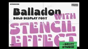 Balladon Font › Fontesk